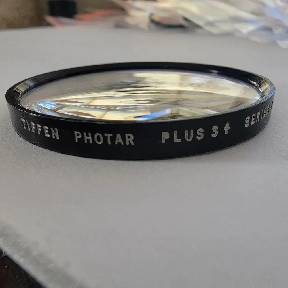 Tiffen Photar Plus 3 4 Series 7 Close Up Camera Lens Filter Black USA Macro
